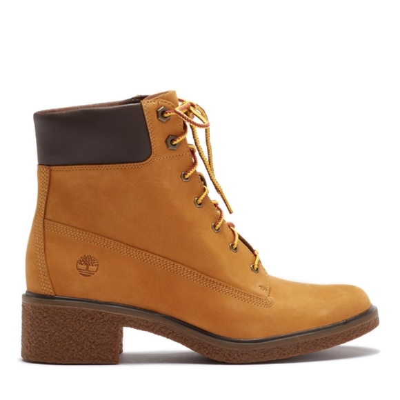 Timberland Butter Brinda Leather Lace Up Boot - Picture 2 of 6